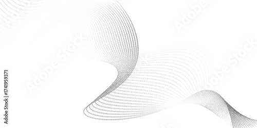Flowing dots particles nice wave pattern halftone black gradient curve futuristic dot simple art good modern texture layout pattern