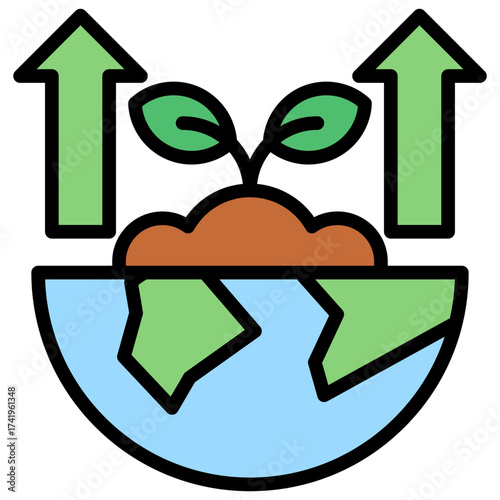 Green Growth Icon