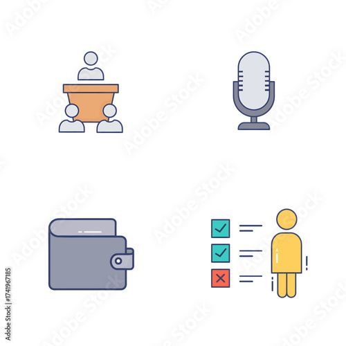 set of icons for web design