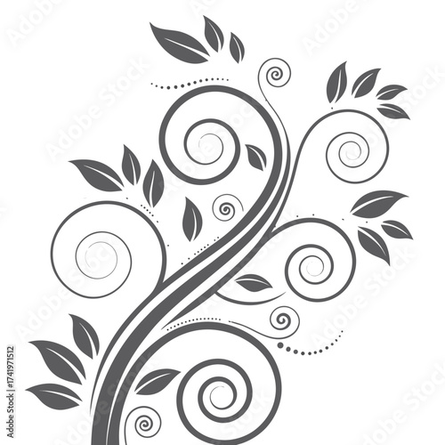 Abstract Cube with Geometric Designs in Red and Blue