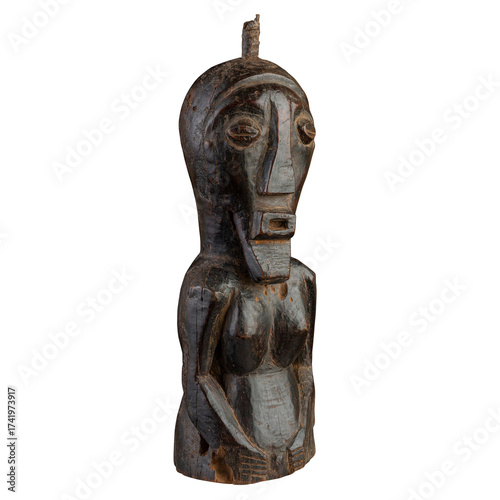 wooden buddha statue
