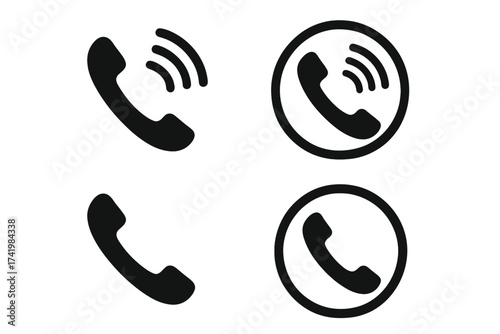 Group meeting vector icon. People talking business at a round table. Teamwork and collaboration concept. Conference, seminar, or brainstorming session symbol. Corporate discussion.