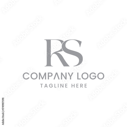 Initial Letter RS logo Design Outstanding Creative Modern Symbol  Sign