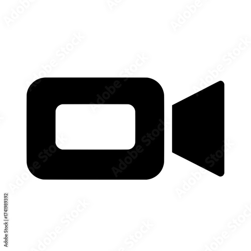 Video camera icon recording symbol video recording movie camera film making.