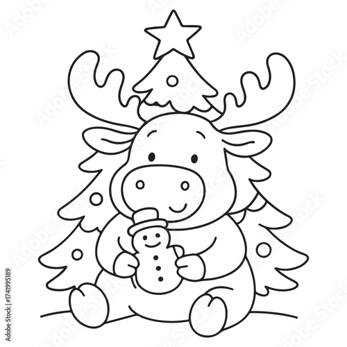 cute candle with holly bold & easy cute christmas coloring page, Whimsical Gingerbread House Coloring Pages for Kids & Adults, Christmas Coloring Pages, bold & easy cozy winter coloring book pages,