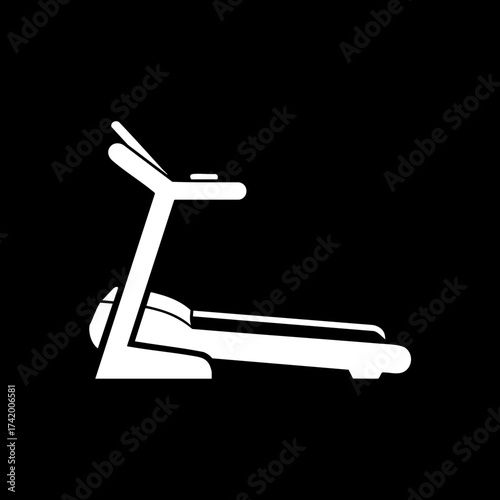 Treadmill exercise machine for fitness and cardio workout.