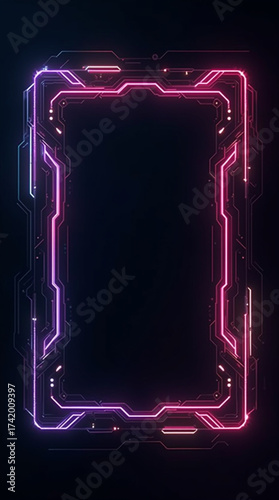 abstract background with neon lights