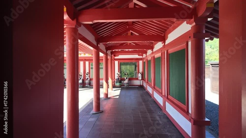 えさし藤原の郷　中央政庁の復元建築