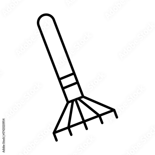 rake line icon