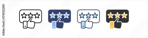 Feedback Icon Set Multiple Style Collection
