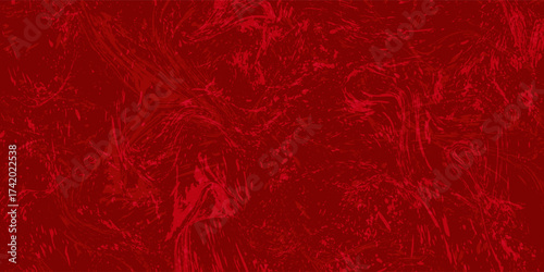 Red suede background banner size. Suede texture.