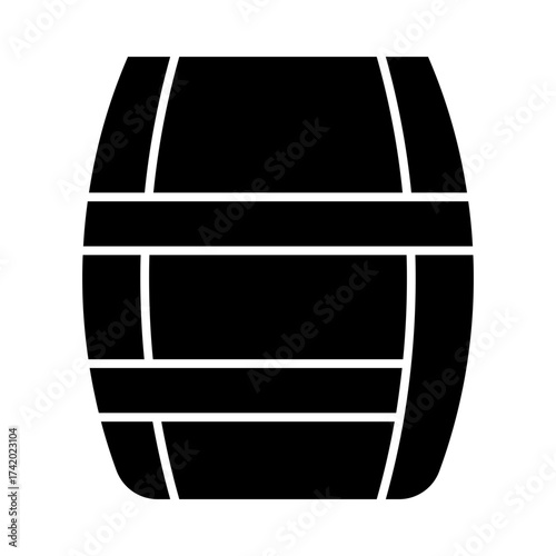 barrel glyph icon