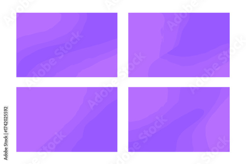 Abstract purple gradient color blend background, smooth vivid lavender violet hues, modern digital presentation, banner, web, cover, flyer, card, poster, wallpaper, decorative texture vector