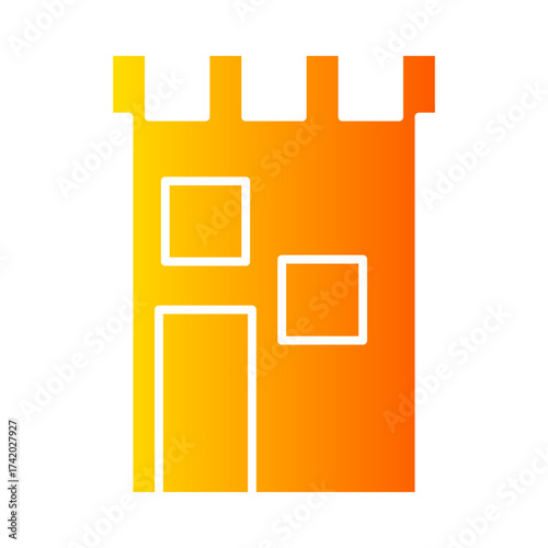 castle gradient icon