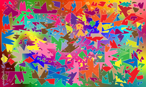 Abstract background illustration Multicolored bright colorful background.