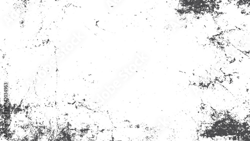 Dust grain and dirt overlay texture for retro vintage style background vector illustration. Grunge texture with uneven distressed elements and abstract depth overlay on white background. 
