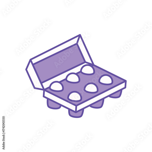 Eggs icon clean and modern vector illustration