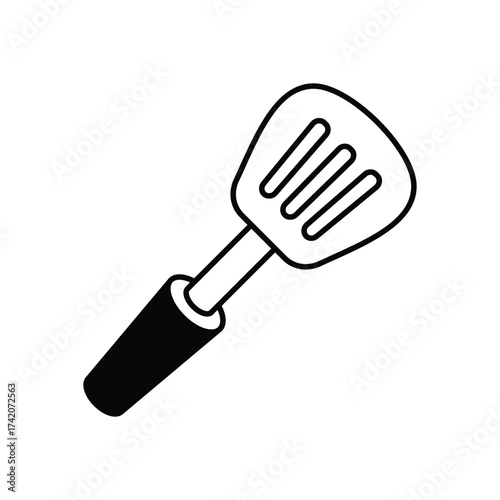 Spatula icon clean and modern vector illustration