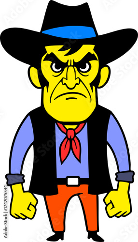 Rugged Cowboy Character A Gritty Portrait of the American West