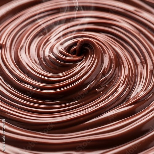 Swirling Chocolate Delight - A Rich and Decadent Treat.