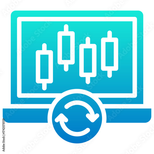Stock Trading Icon