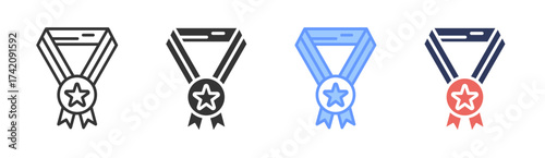 Success icon set multiple style collection
