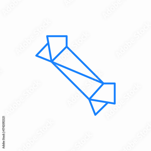 dog treat candy icon sign vector