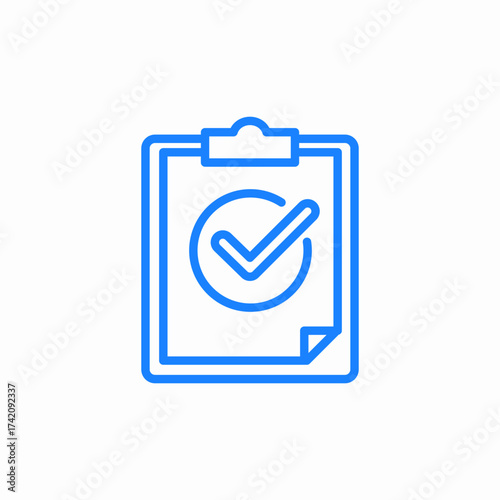 done completed icon sign vector