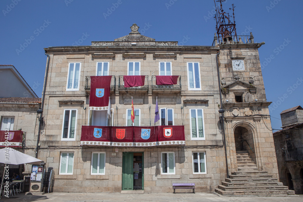 Fototapeta premium Ribadavia old town, Orense, Spain