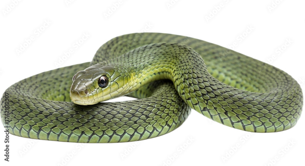 Obraz premium Snake with transparent png background