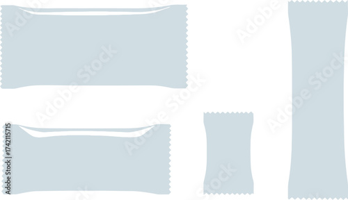 Stock photo of blank white packaging mockup template design editable stock