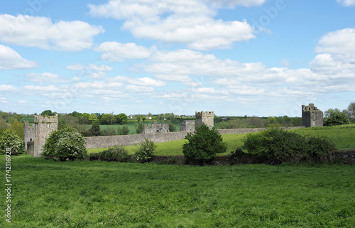 Kells Priory (in Irish : Prióireacht Cheanannais) is an Augustine priory in county Kilkenny, in Ireland. It is one of the largest medieval monuments in Ireland. 