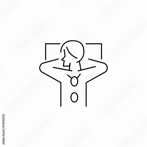 hot stone massage icon sign vector