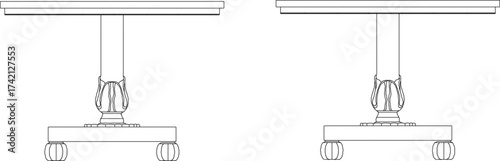 sketch vector illustration silhouette design furniture living room chair antique decoration ornament decoration background pattern mandala rosette ethnic traditional classic vintage full of carvings 