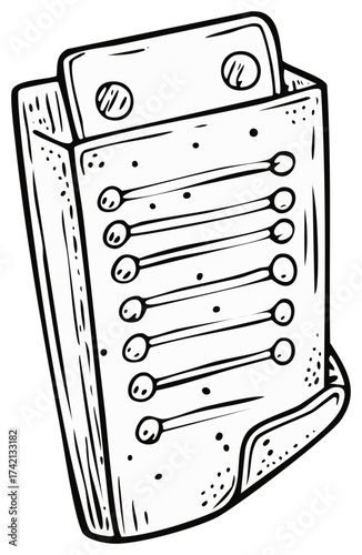 Stylized Matchbox with Unlit Matches Ready to Ignite Fire Concept