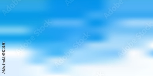 Sky Blue,Cloud Background,Horizon Summer Clear Sky over sea beach,Vector landscape nature sunrise in Winter,Spring panorama banner white clouds over blue ocean,Sunset landscape