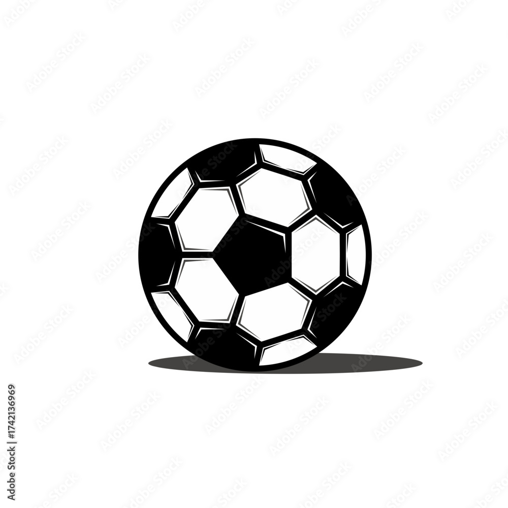 Fototapeta premium soccer ball isolated on white