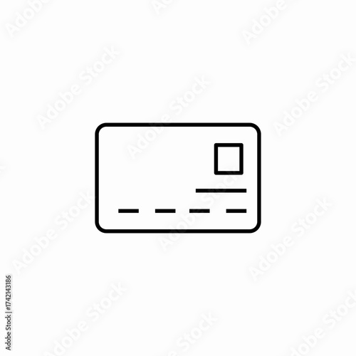 payment credit card icon sign vector