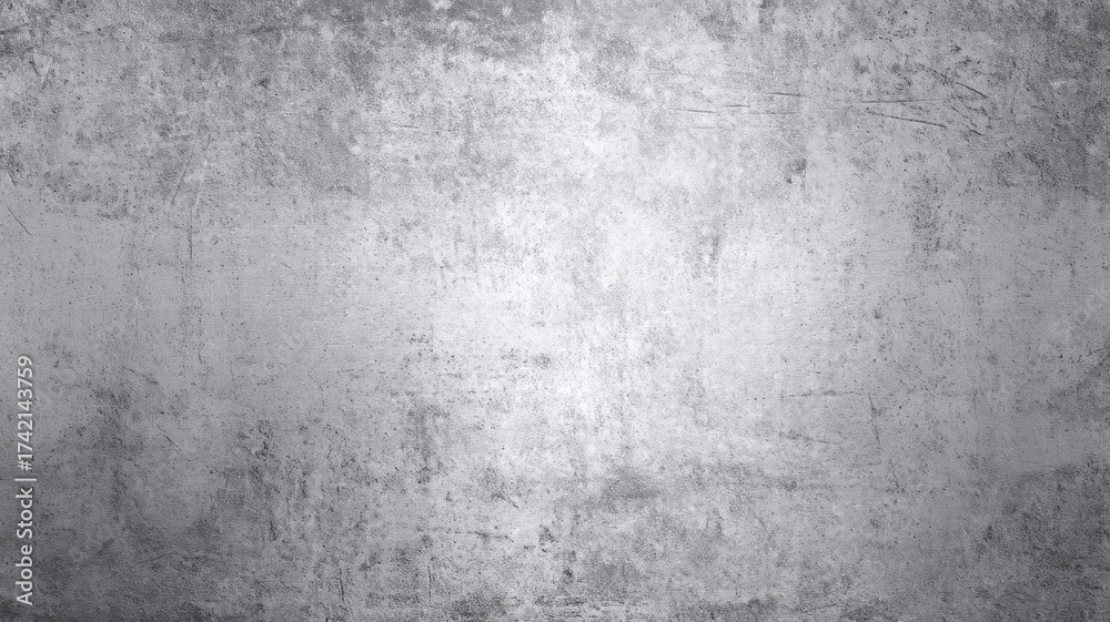 Fototapeta premium Textured gray cement wall surface. AI image