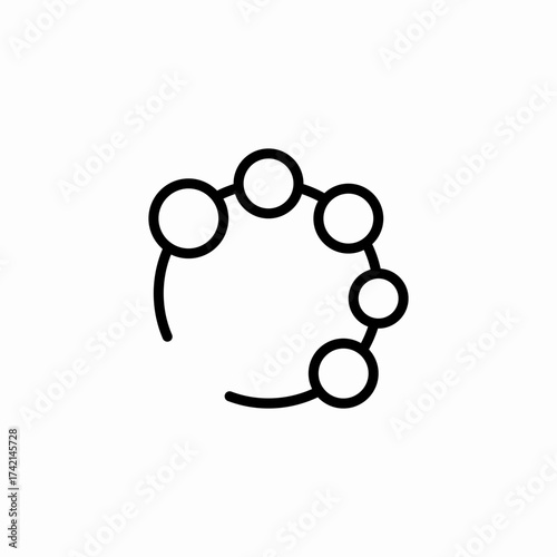 infant rattle toy icon sign vector