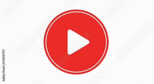 Watch This Engaging Video Content Play Button Icon Graphic Design Element Ready for Use on Various Platforms and Media Projects
