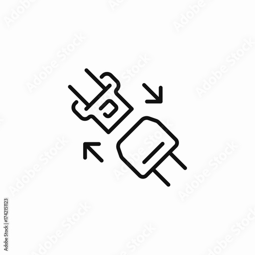 safety belt buckle icon sign vector