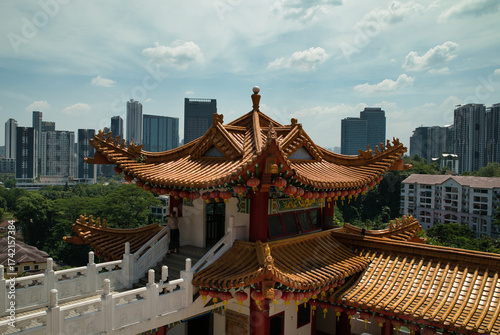 Photography Details of the decoration of Thean Hou Temple in Kuala Lumpur, Malaysia
