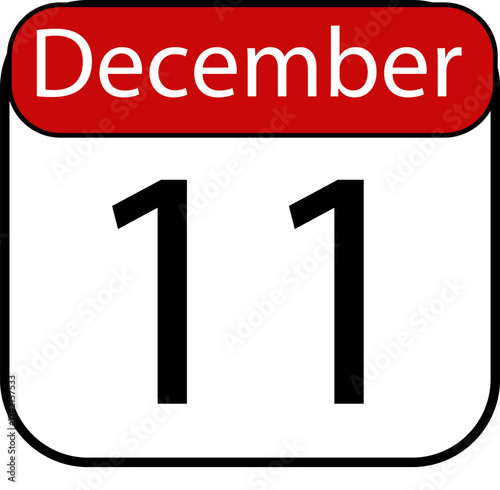 Mark your calendar with December 11th, a date for important events and planning your year ahead.