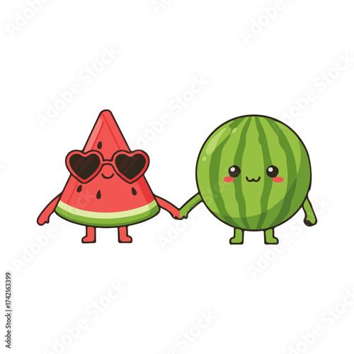 watermelon vector illustration design