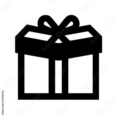 Vector art of gift box isolated on white