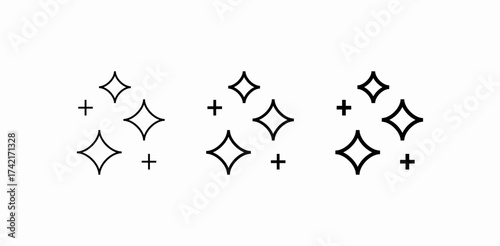 clean shiny bright icon sign vector