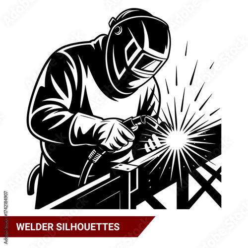 Qualityful Welder silhouettes