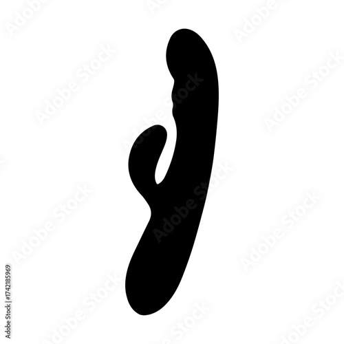 Dildo svg cut file. Isolated vector illustration.
