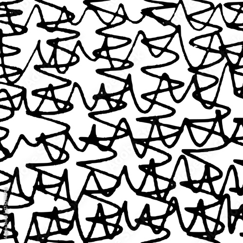 Monochrome hand-drawn crosshatch texture